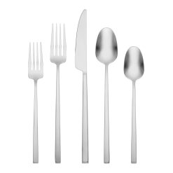 Lenox Premium Damaris Satin 20-Piece Flatware Set