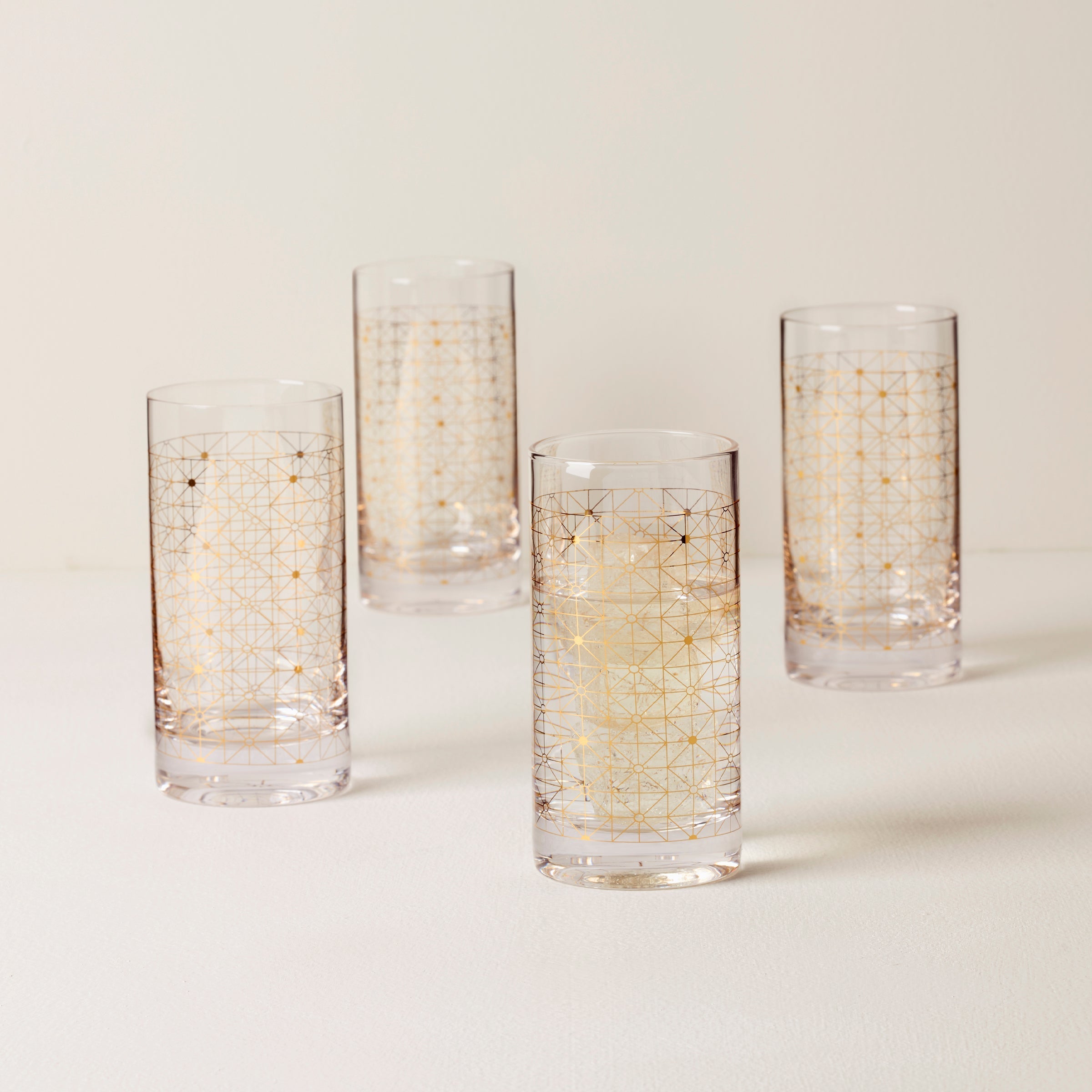 Lenox Premium Tuscany Classics Gold Dust Highball Glasses, Set of 4 - Image 2
