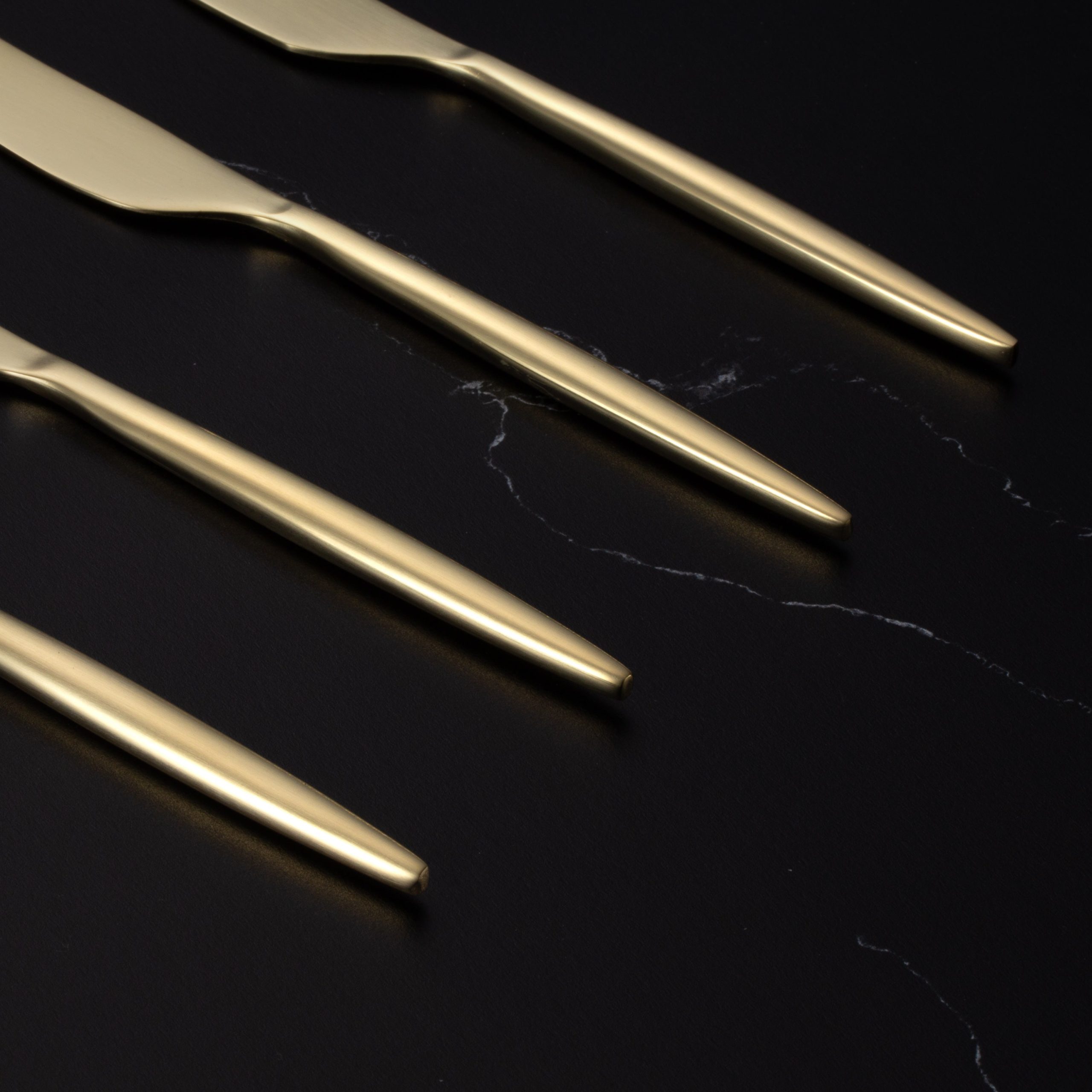 Lenox Premium Gaze Champagne Satin Spreaders, Set of 4 - Image 3