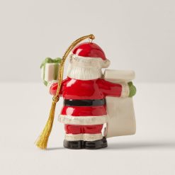 Alternative view of Lenox Premium Personalized Naughty & Nice Ornament