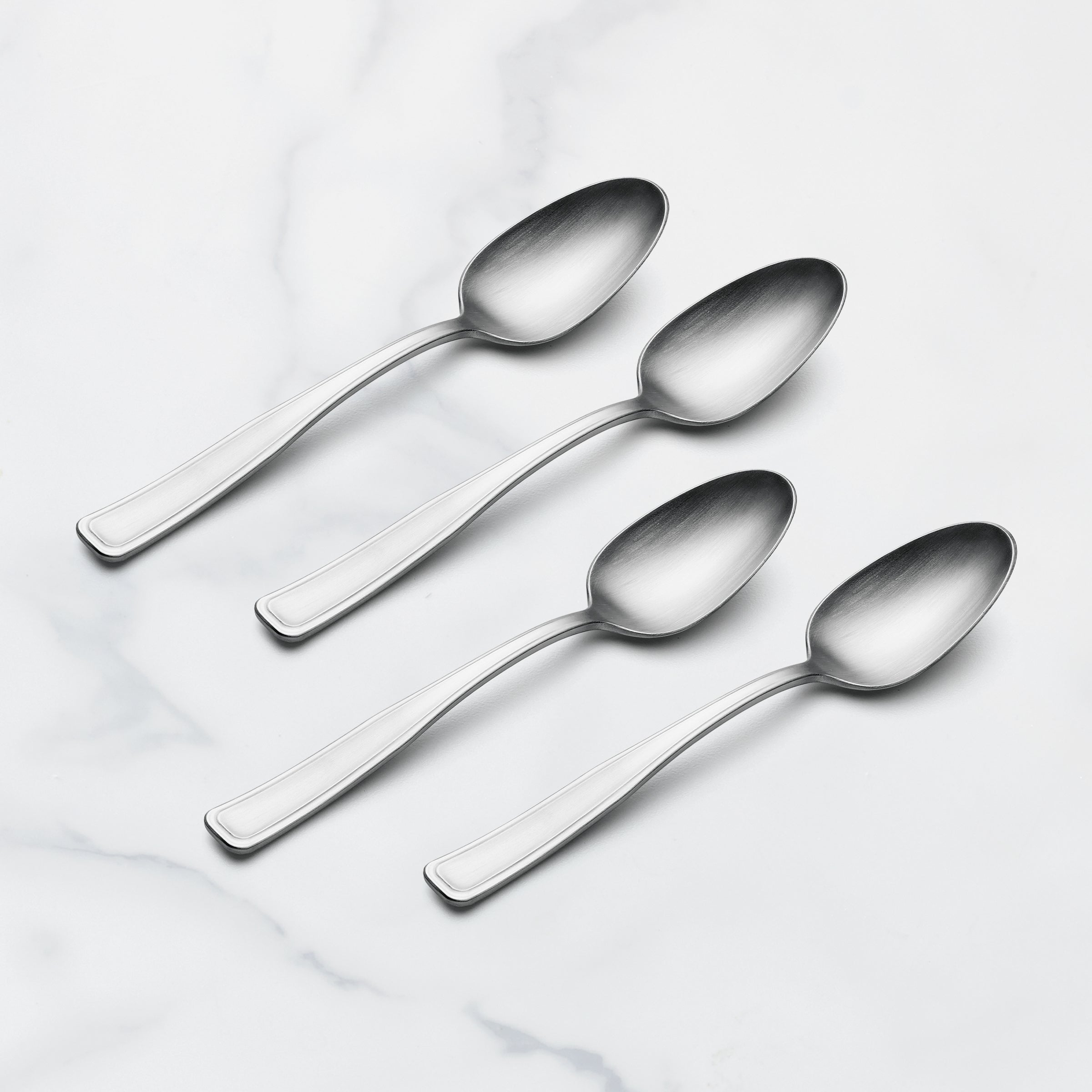 Lenox Premium Reid Satin Dinner Spoons, Set of 4