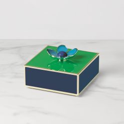 Lenox Premium Make It Pop Green & Navy Floral Box