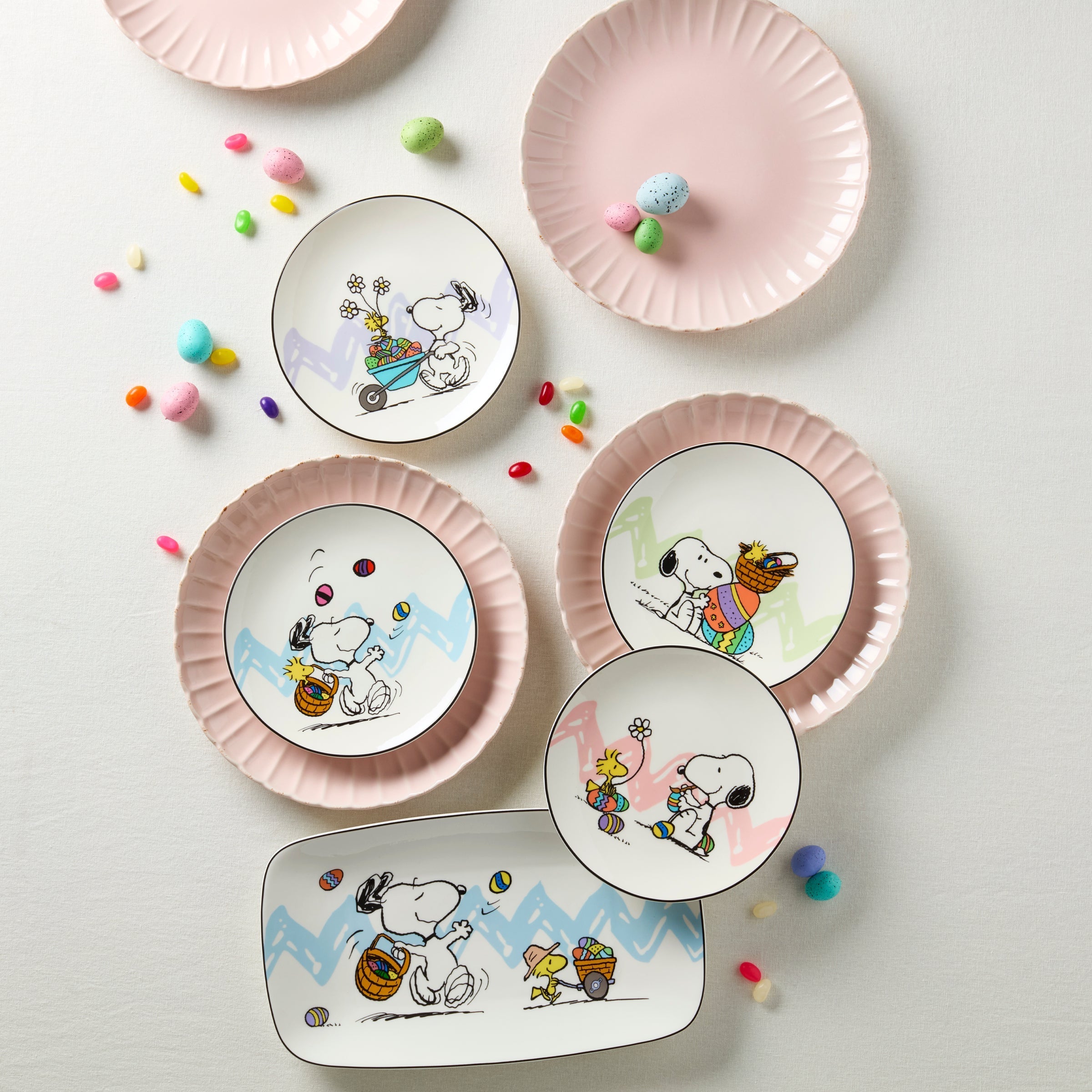Lenox Premium Snoopy Easter Accent Plates, Set of 4 - Image 2