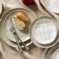 Alternative view of Lenox Premium Bay Colors Grey Accent Plates, Set of 4