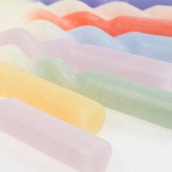 Alternative view of Lenox Premium Rainbow Twisted Table Candles, Set of 8