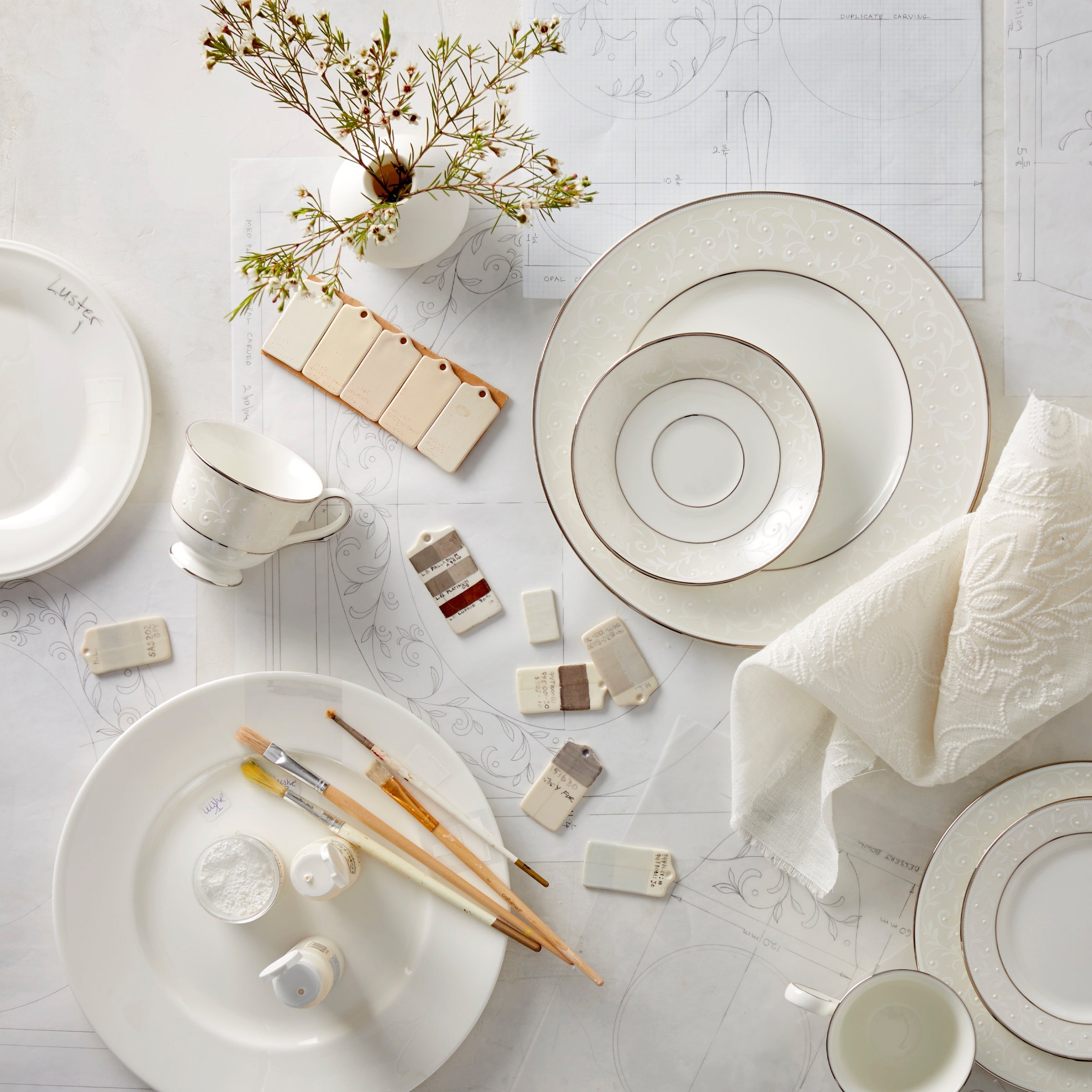 Lenox Premium Opal Innocence 5-Piece Place Setting - Image 5