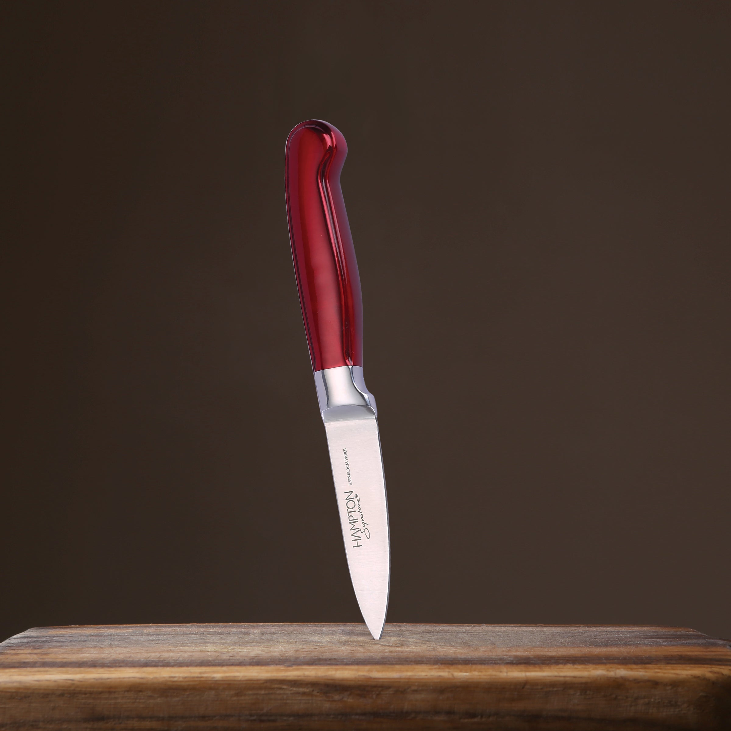 Lenox Premium Rorik Red 3.5 Paring Knife with Blade Guard - Image 3