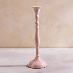 Lenox Premium Nera Light Rose Large Candle Holder