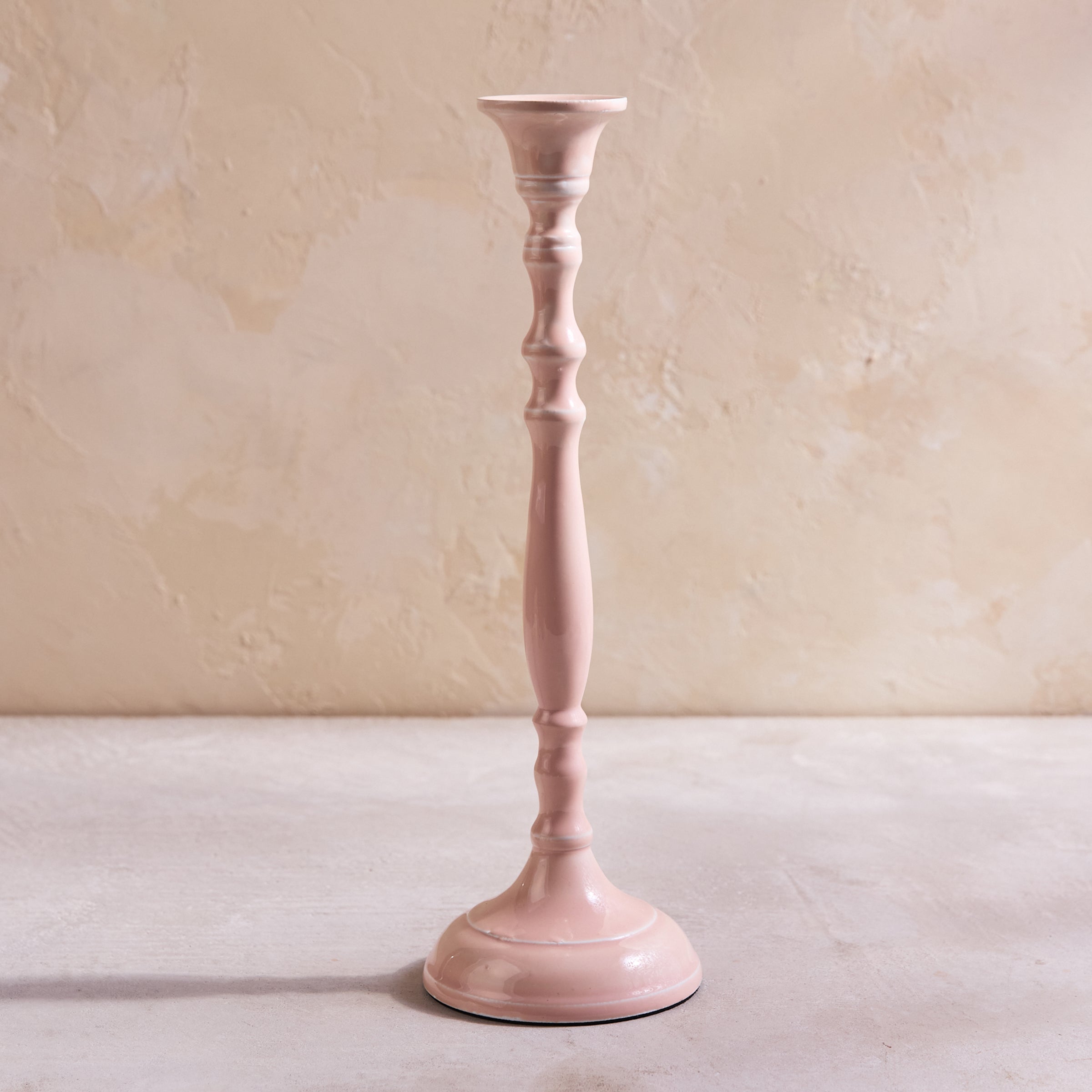 Lenox Premium Nera Light Rose Large Candle Holder