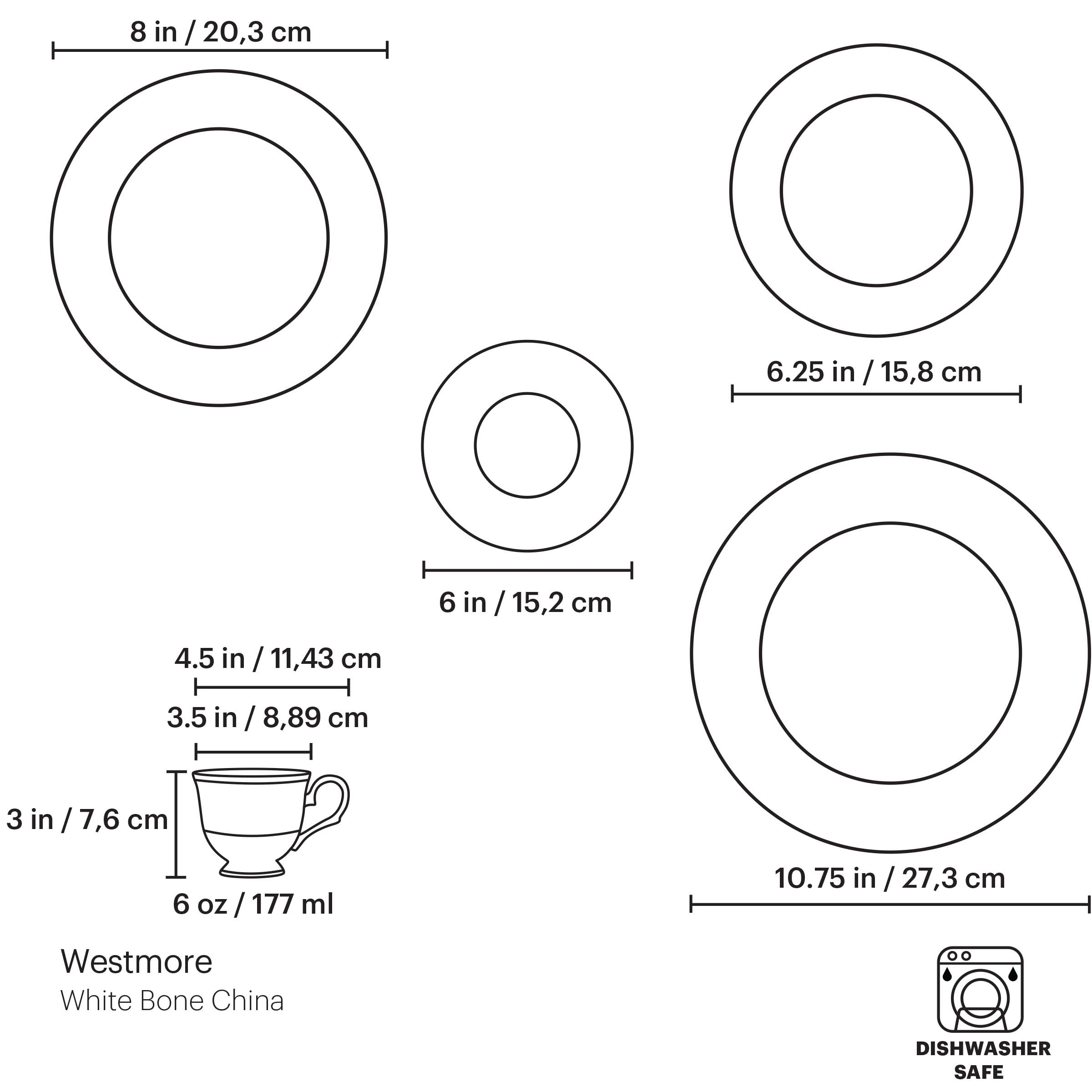 Lenox Premium Westmore 5-Piece Place Setting - Image 9