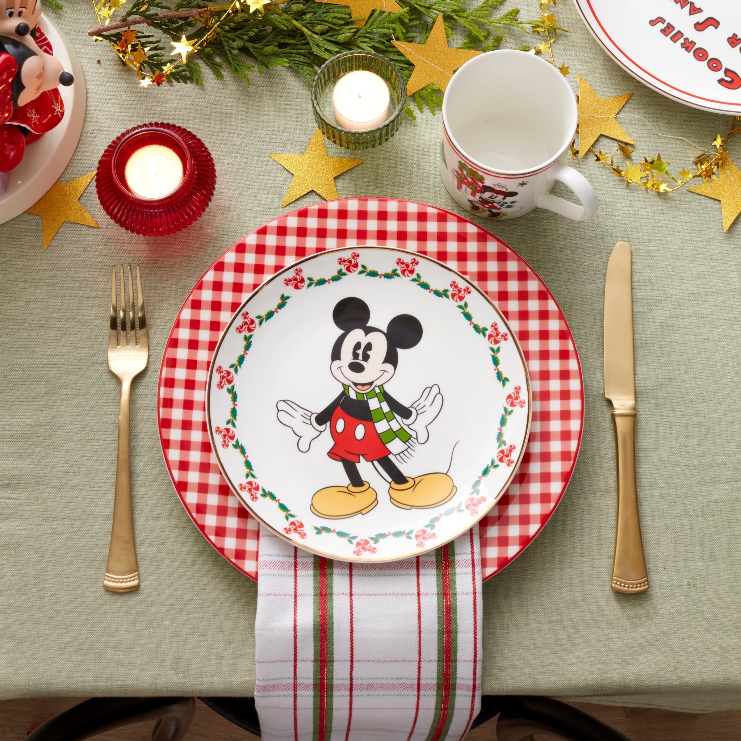 Lenox Premium Disney Holiday 12-Piece Dessert Set - Image 5