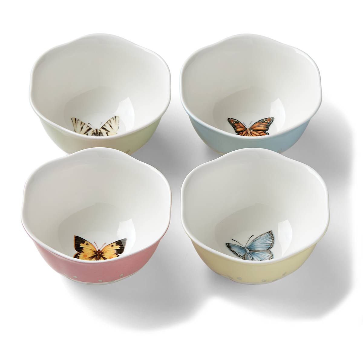 Lenox Premium Butterfly Meadow Colors 4-Piece Dessert Bowl Set - Image 10