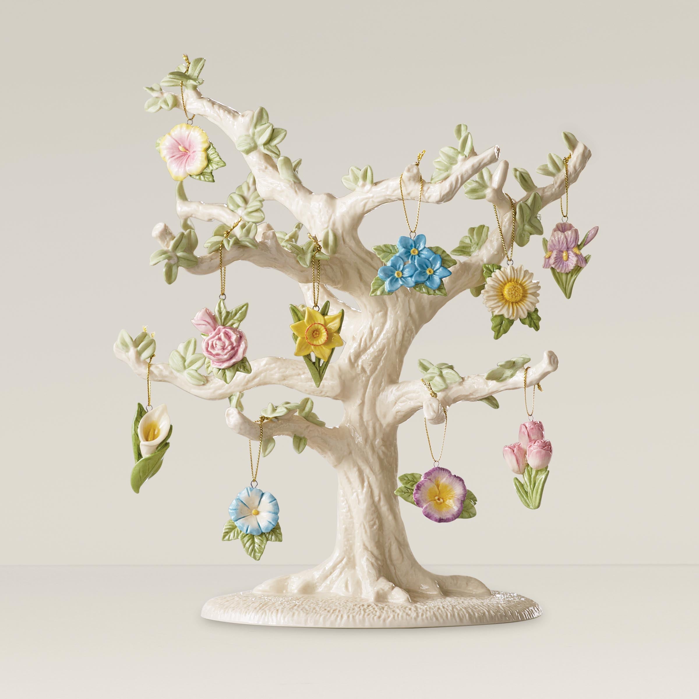 Lenox Premium Celebrate Flowers 10-Piece Mini Ornament Set - Image 2