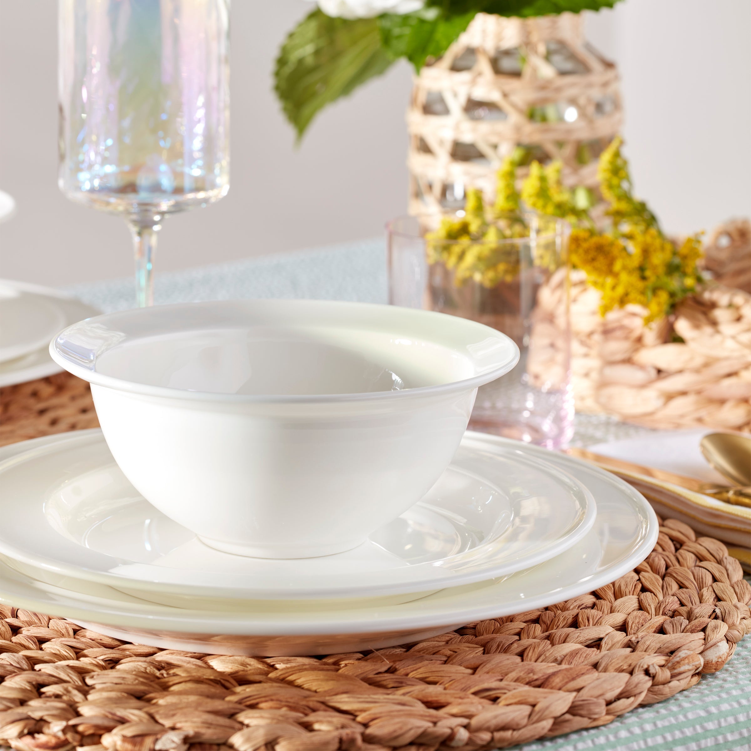 Lenox Premium Studio 1414 Rimmed 12-Piece Dinnerware Set - Image 6