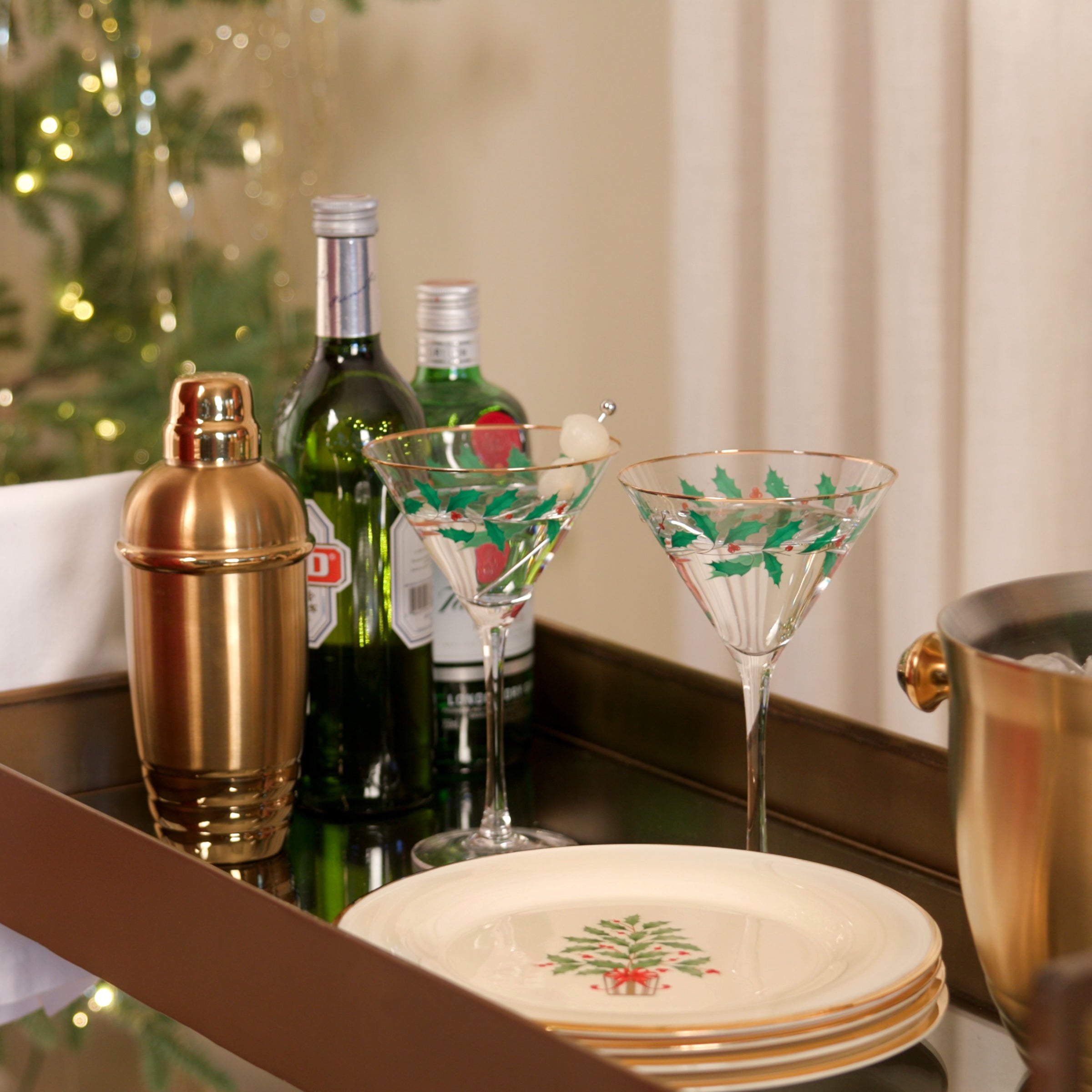 Lenox Premium Holiday Martini Glasses, Set of 4 - Image 3