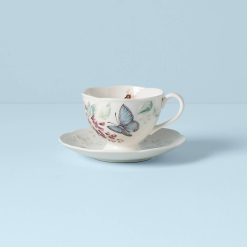 Lenox Premium Butterfly Meadow Blue Cup & Saucer