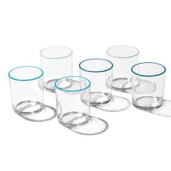 Alternative view of Lenox Premium 24 Seven Turquoise 6-Piece Medium Tumbler Set