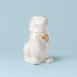 Lenox Premium Butterfly Meadow Bunny Cookie Jar