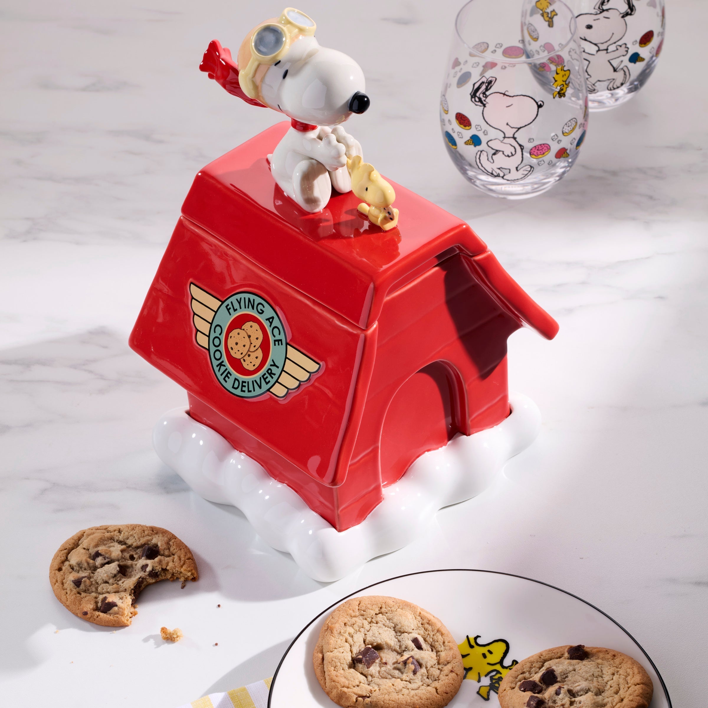 Lenox Premium Chef Snoopy Figural Cookie Jar - Image 3