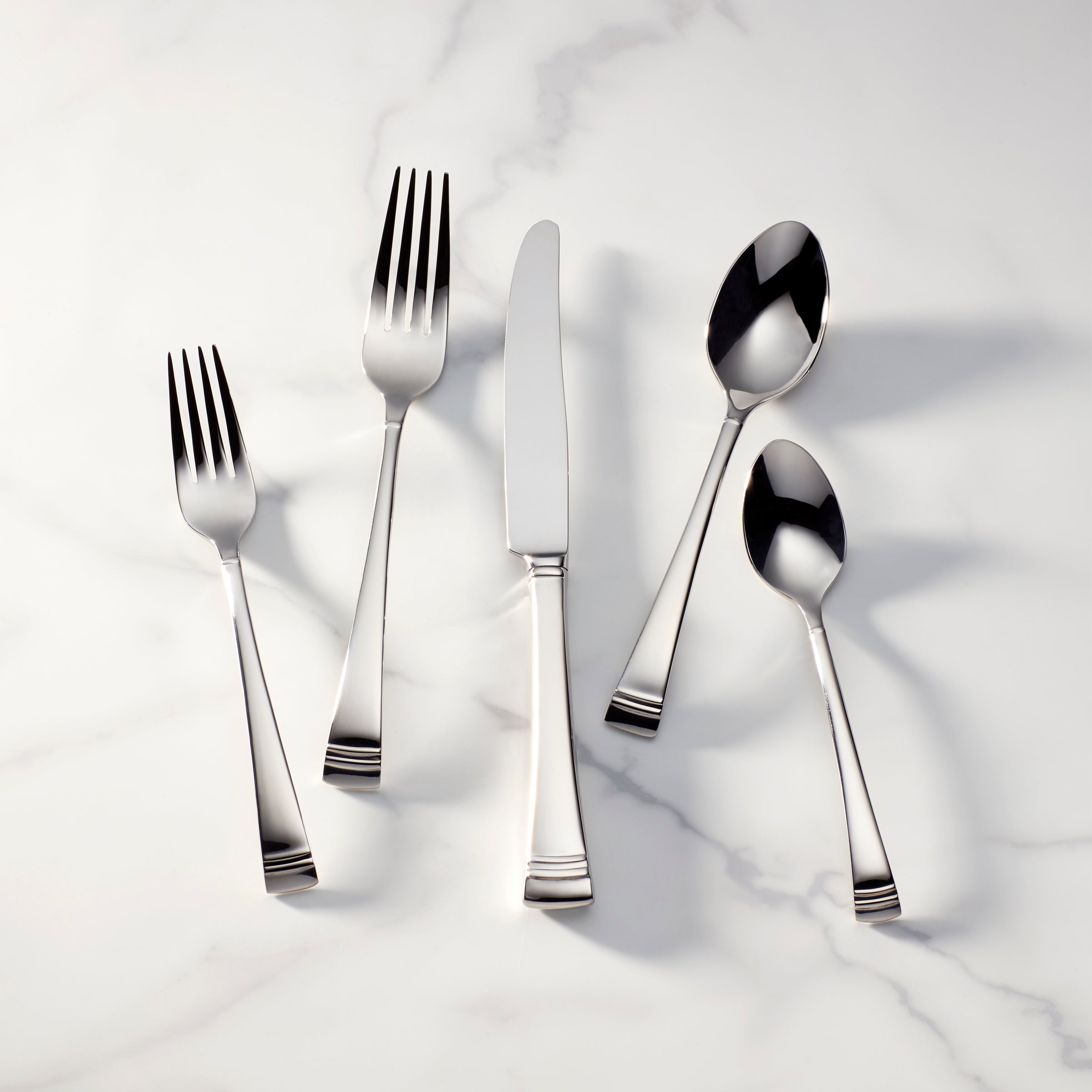 Lenox Premium Federal Platinum 20-Piece Flatware Set