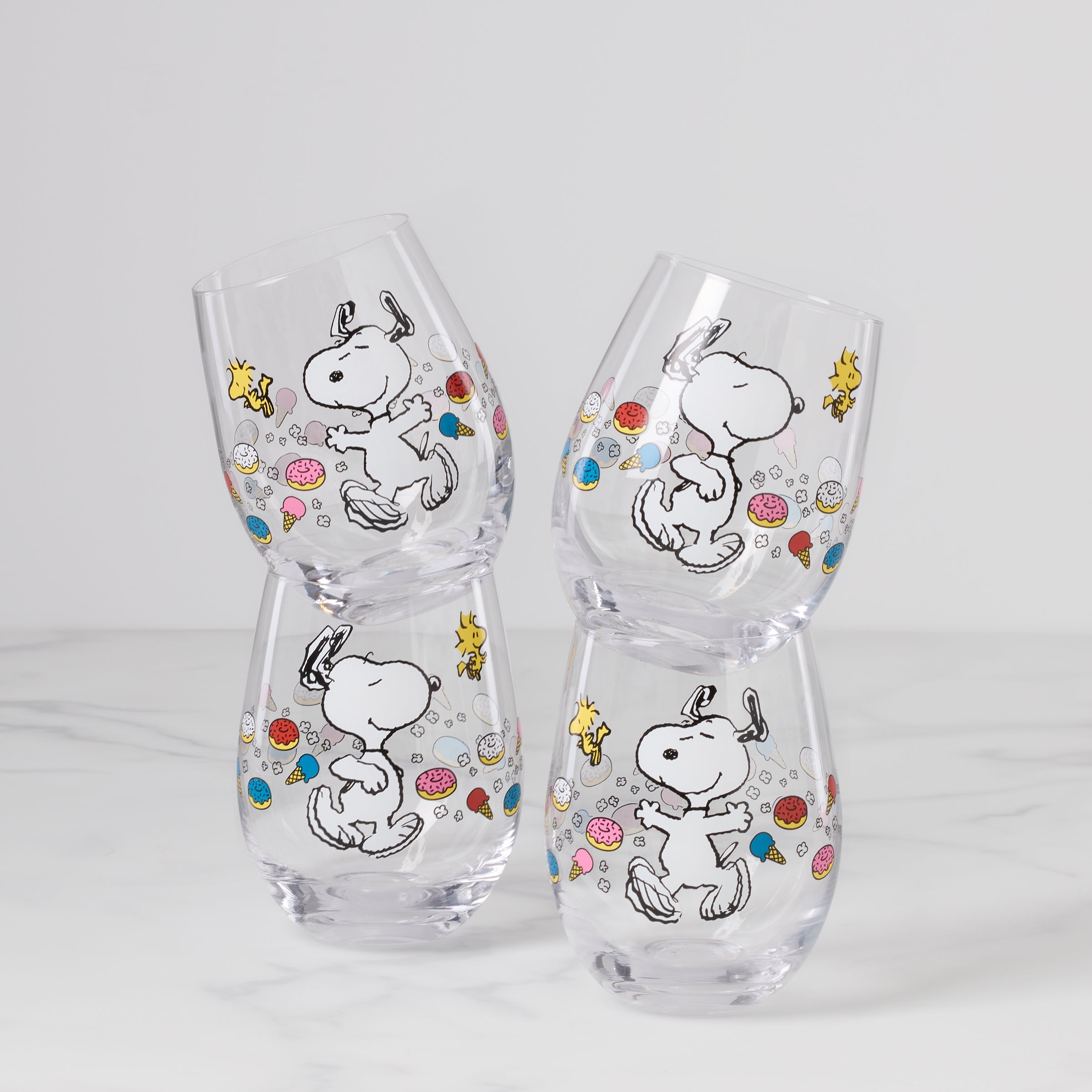 Lenox Premium Chef Snoopy Tumblers, Set of 4