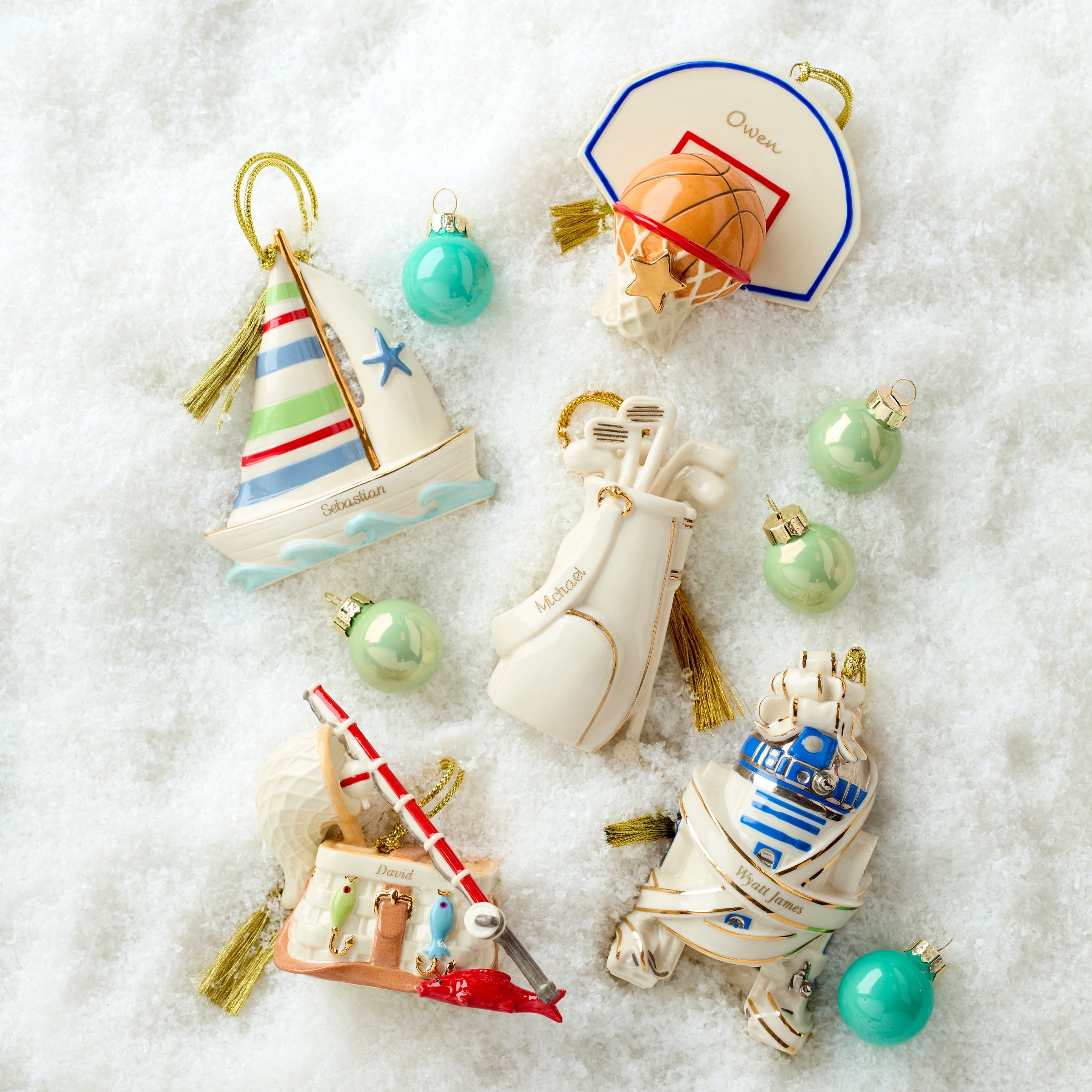Lenox Premium Personalized Sailboat Ornament - Image 4