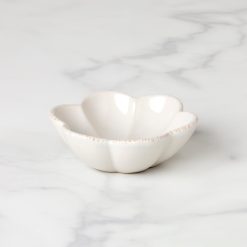 Lenox Premium French Perle Scallop White Mini Dish