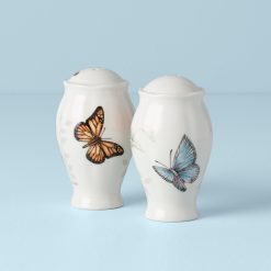 Lenox Premium Butterfly Meadow Salt & Pepper Shakers