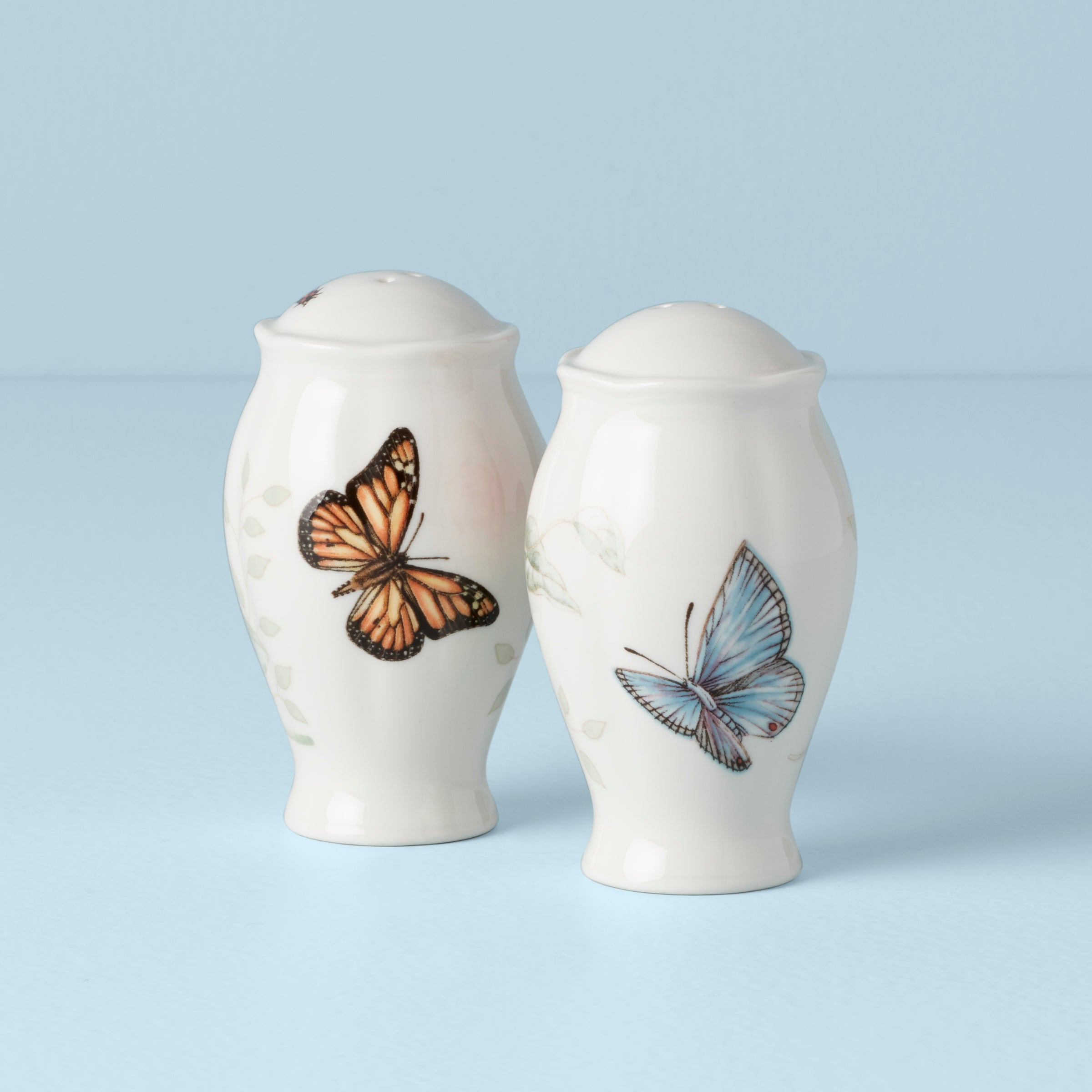 Lenox Premium Butterfly Meadow Salt & Pepper Shakers