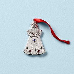 Lenox Premium Jeweled Santa Charm Ornament