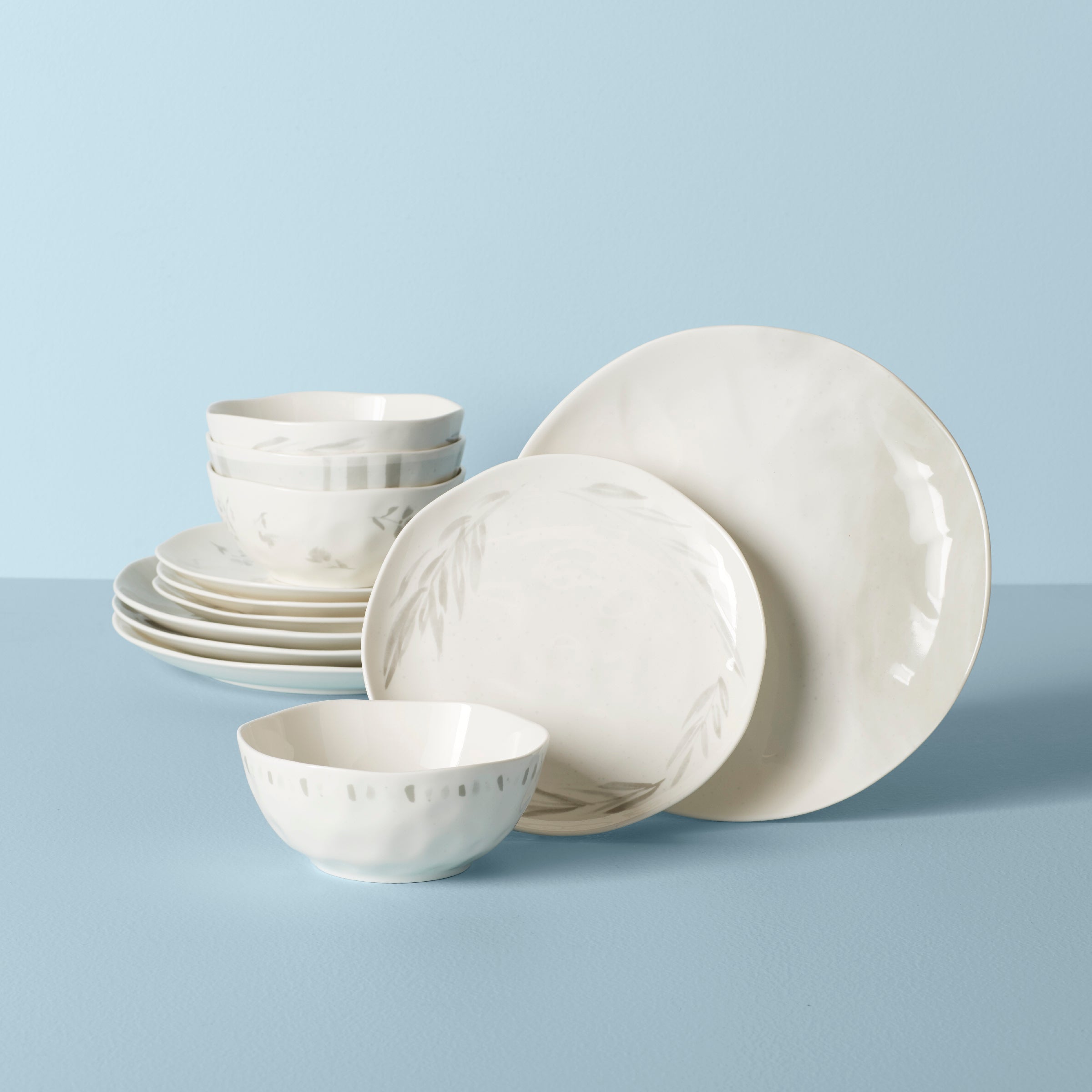 Lenox Premium Oyster Bay 12-Piece Dinnerware Set