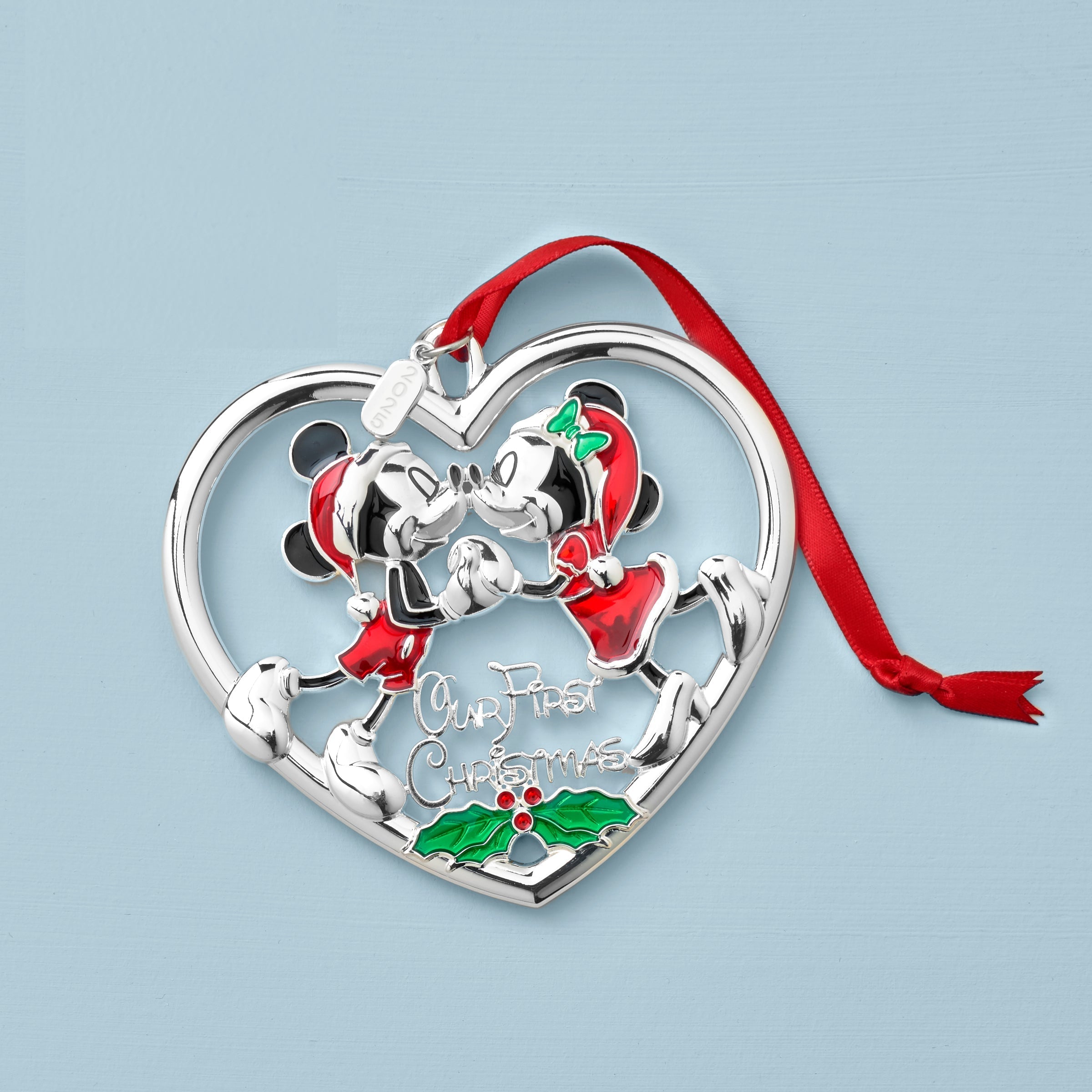 Lenox Premium 2026 Our 1st Christmas Mickey & Minnie Ornament