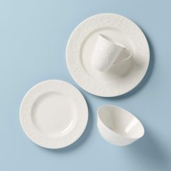 Lenox Premium Opal Innocence Carved 4-Piece Place Setting