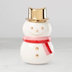Lenox Premium Be Jolly Snowman Cookie Jar