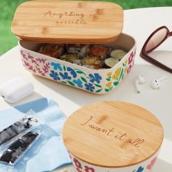 Alternative view of Lenox Premium Floral Fields 2-Piece Container Set