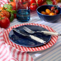 Alternative view of Lenox Premium Bay Colors Blue Accent Plates, Set of 4