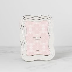 Lenox Premium South Street Silver 5x7 Wavy Photo Frame
