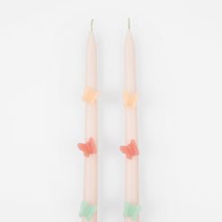 Alternative view of Lenox Premium Butterfly Taper Candles, Set of 2