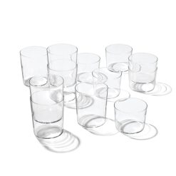 Lenox Premium Stackables Clear Short & Tall Glasses 12-Piece Set