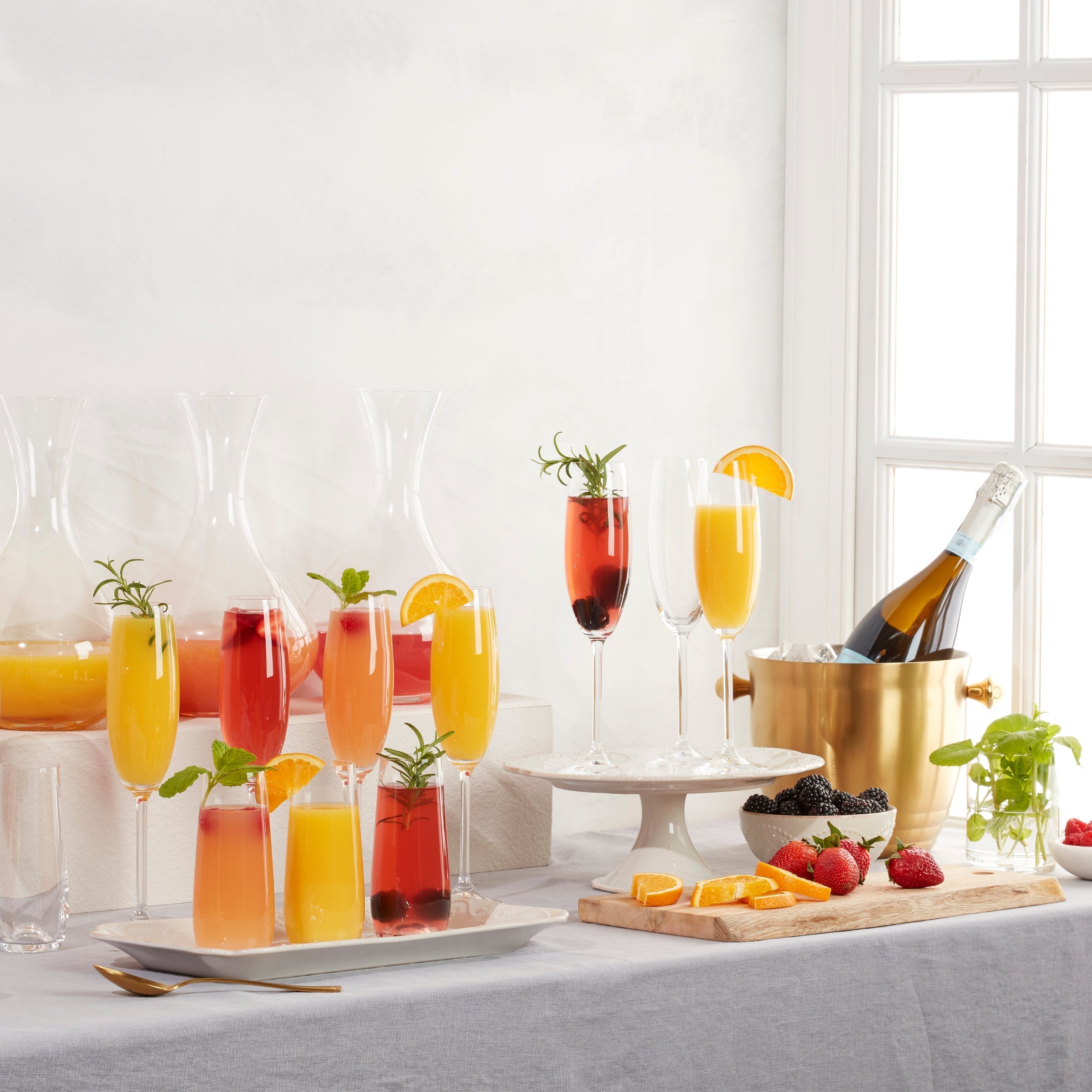 Lenox Premium Tuscany Classics Champagne Flute Glasses, Set of 6 - Image 8