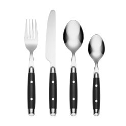 Lenox Premium Jubilee Black 16-Piece Flatware Set