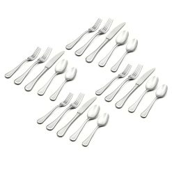 Alternative view of Lenox Premium Virage 20-Piece Flatware Set