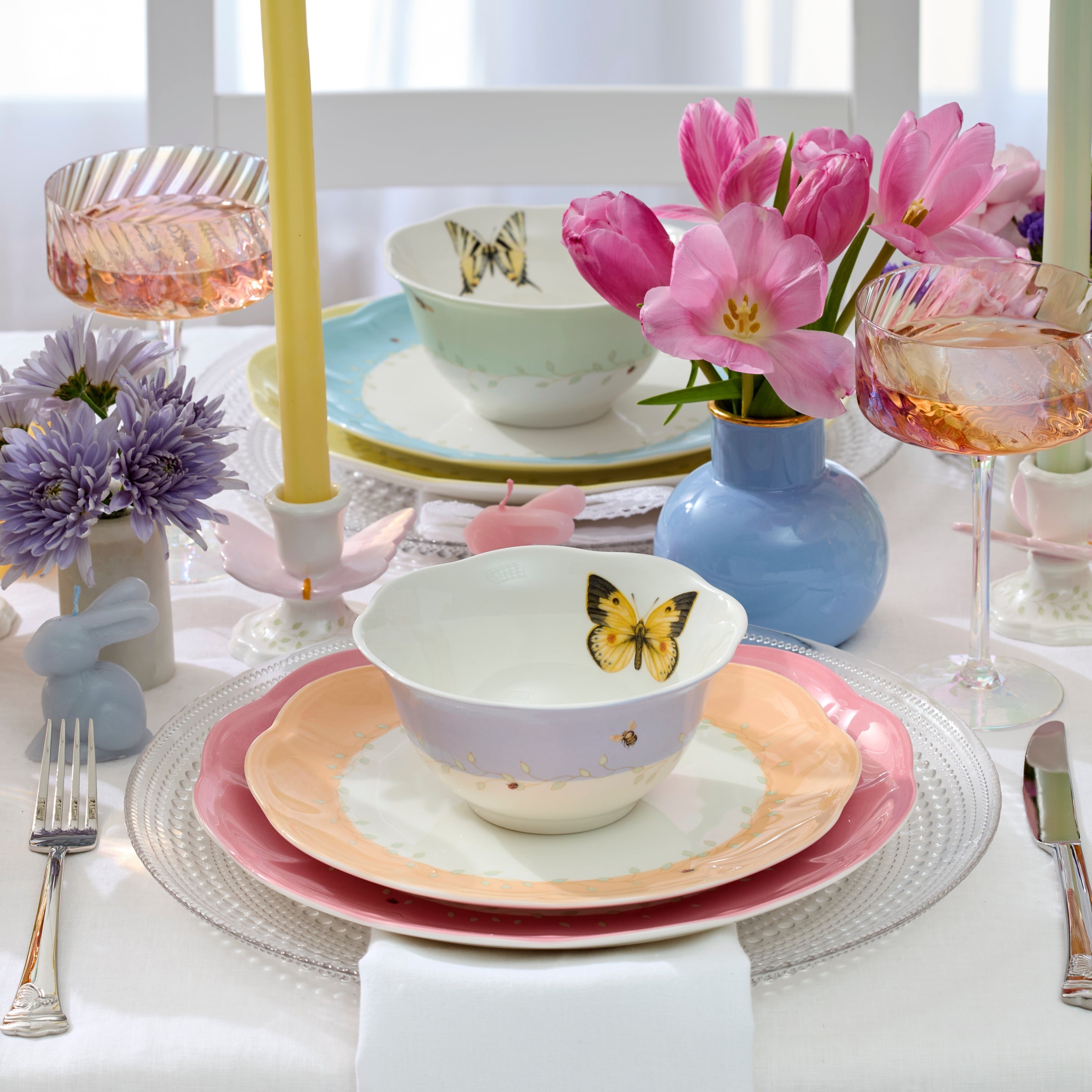 Lenox Premium Butterfly Meadow Colors 4-Piece Dessert Bowl Set - Image 6
