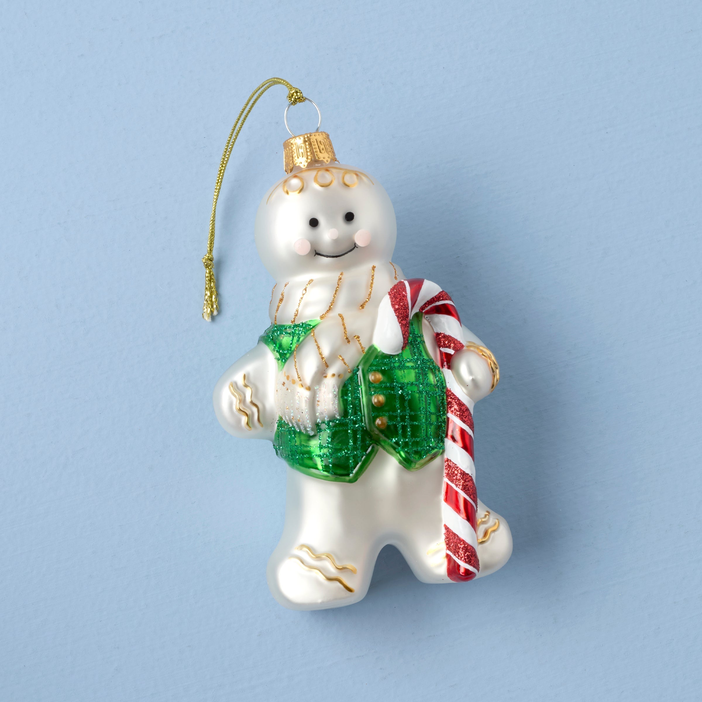 Lenox Premium Blown Glass Gingerbread Ornament