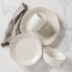 Lenox Premium French Perle White 4-Piece Place Setting