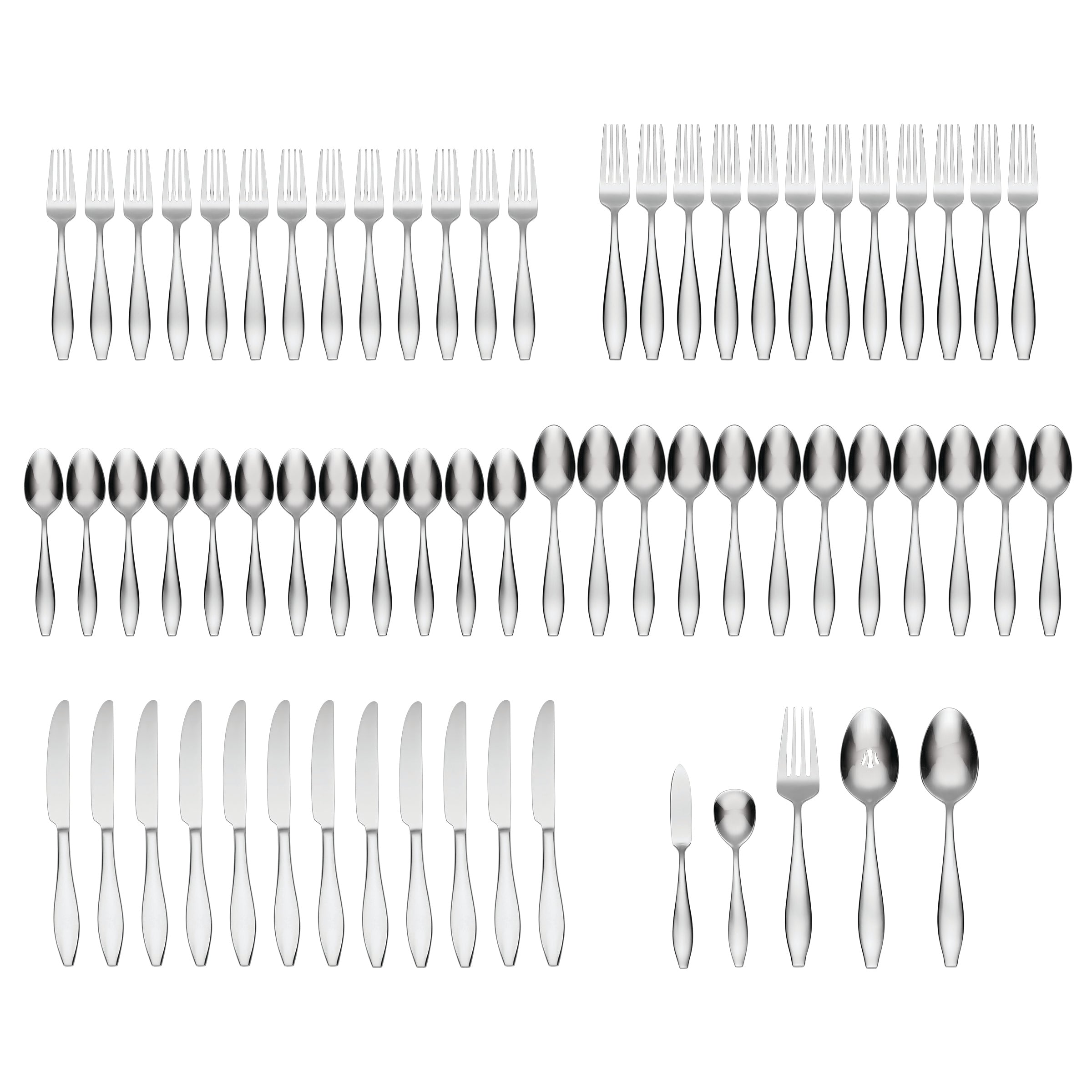 Lenox Premium Comet 65-Piece Flatware Set - Image 3