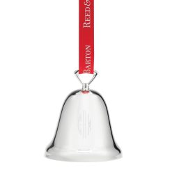 Alternative view of Lenox Premium Personalized Christmas Silverplated Bell Ornament