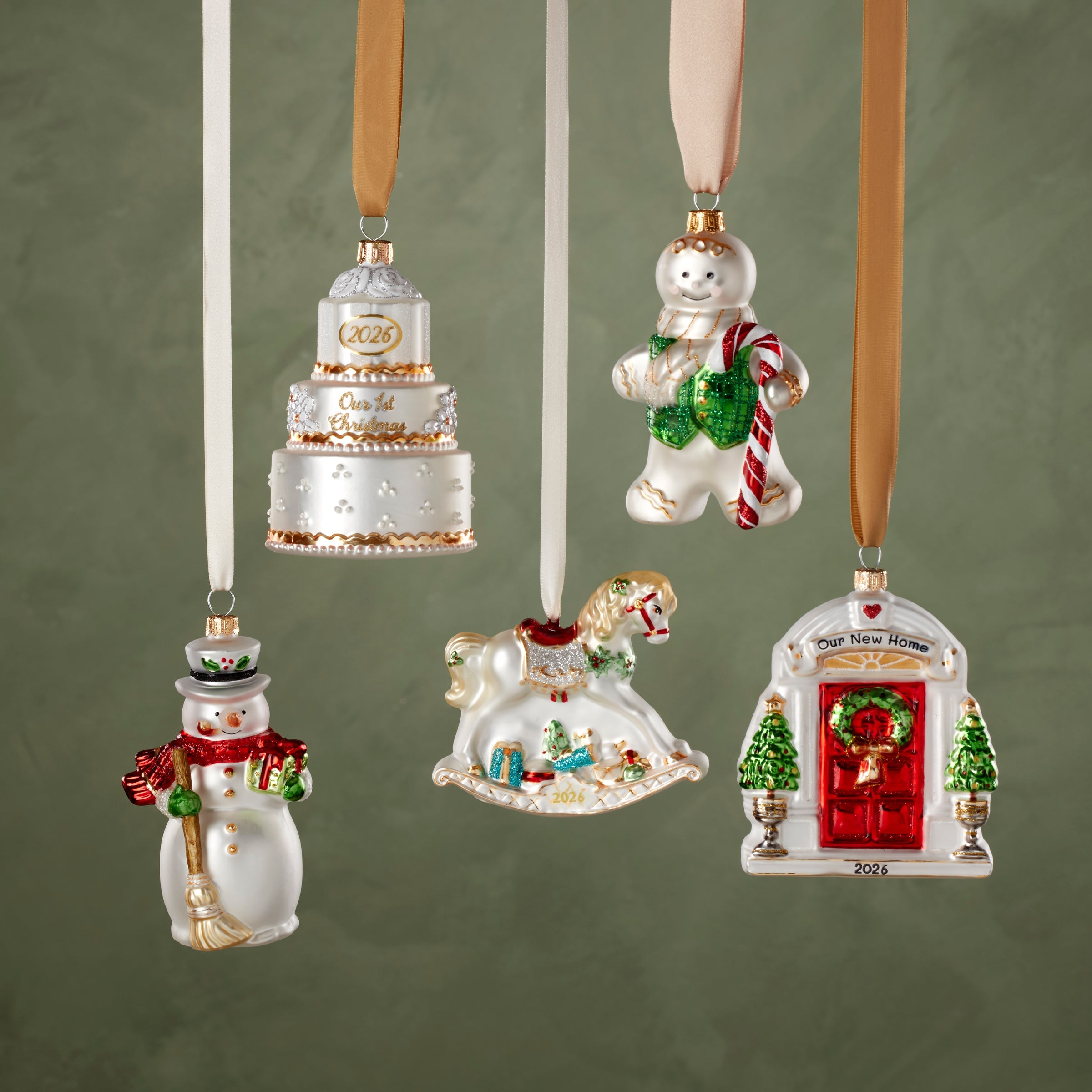 Lenox Premium 2026 Retro Blown Glass Baby's 1st Rocking Horse Ornament - Image 5