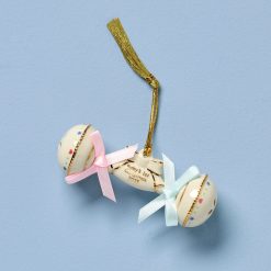 Lenox Premium 2026 Baby's 1st Christmas Rattle Ornament