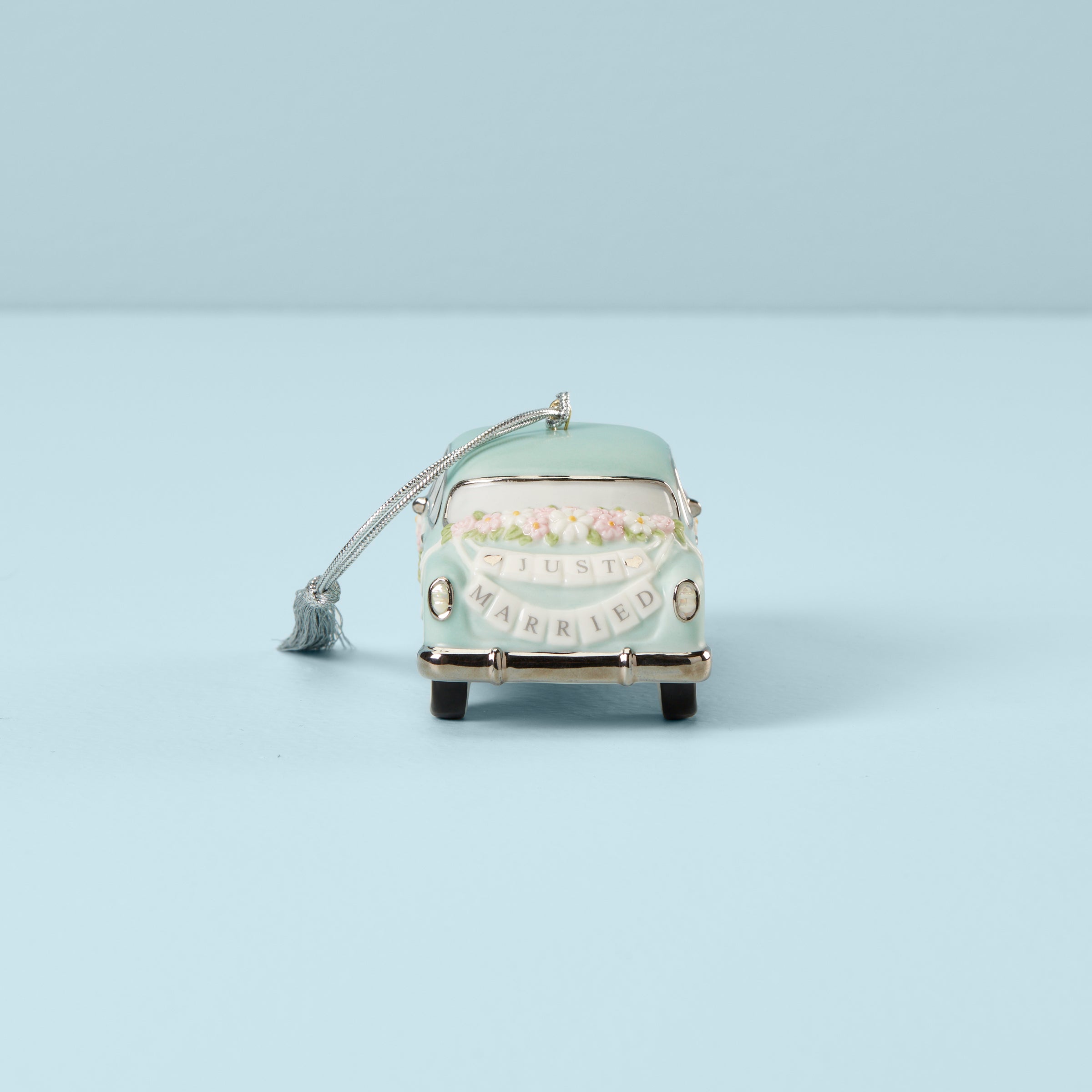 Lenox Premium Personalized Just Married Car Ornament - Image 3